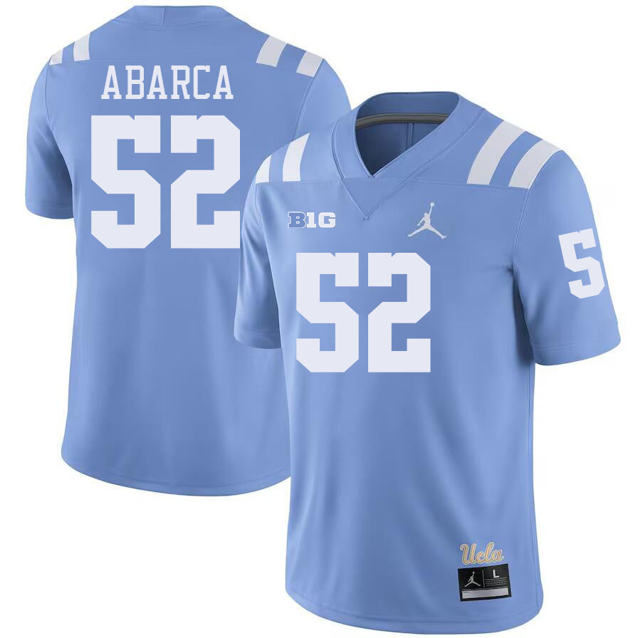 Men #52 Jordan Abarca UCLA Bruins College Football Jerseys Stitched-Power Blue